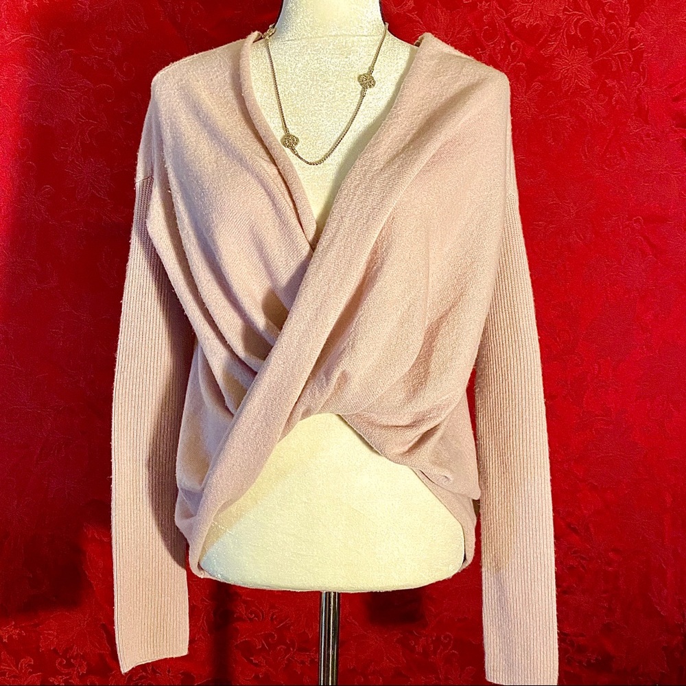 ATHLETA Finale Wool Cashmere Convertible Sweater